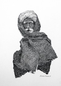 Zameer Hussain, untitled 9 X 12 Inch, Pencil on Paper, Figurative Painting -AC-ZAH-043
